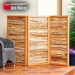 NOOR Haselnuss-Paravent 4
