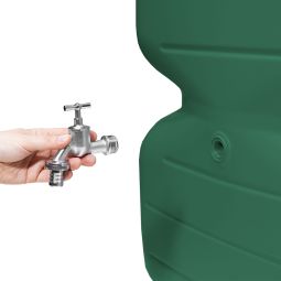 Garantia Regentonne CUBUS Gartentank dunkelgrün 3