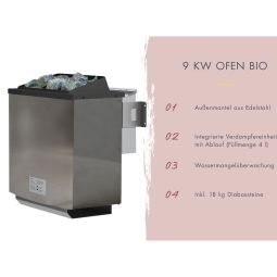 Karibu Fasssauna 1 naturbelassen 20