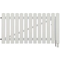 T&J Gartentor Vorgartenzaun LIGHTLINE weiß 5