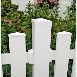 T&J LIGHTLINE Pfosten weiß für 3