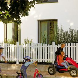 T&J Vorgartenzaun LIGHTLINE Hochbogen weiß 3