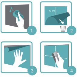 Windhager Fliesenaufkleber Orus 15x15 cm 4