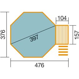 weka Massivholzpool 593 B Komplettset 3