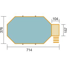 weka Massivholzpool 594 Komplettset Swimmingpool 3