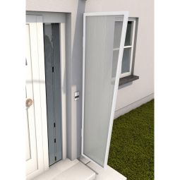 gutta Vordachseitenblende B1 Weiß Stegplatte 3