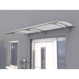 gutta Pultvordach PT-L Edelstahl, weiß-satiniert 4