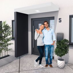 gutta Seitenblende für Rechteckvordach BS 3