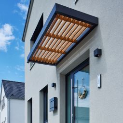 gutta Rechteckvordach BS Timber-Line anthrazit 6