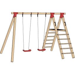 weka Tabaluga Doppelschaukel 816 / 5