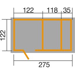 weka Tabaluga Kinderspielhaus Spielplatz mit 4