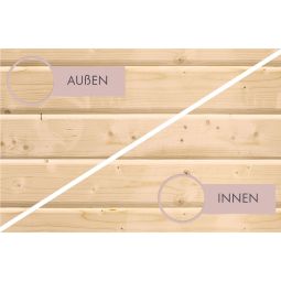 Karibu Fasssauna 2 naturbelassen 8