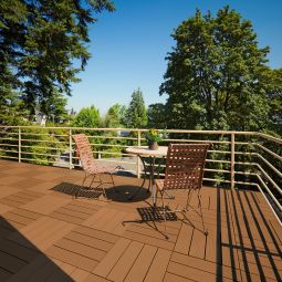 florco WPC Klickfliese braun 5