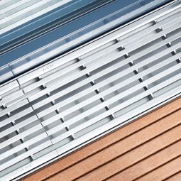 ACO Profiline Längsstegrost Edelstahl Baubreite 4