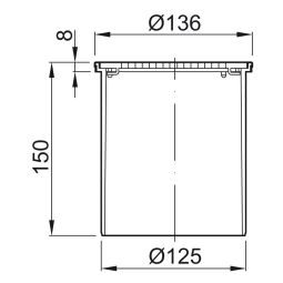 ACO Badablauf Aufsatz inkl. Rost 3