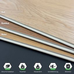 Wellker Vinyl Landhausdiele Eiche Rustikal 5