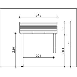 Skan Holz Vordach Paderborn Dach 6