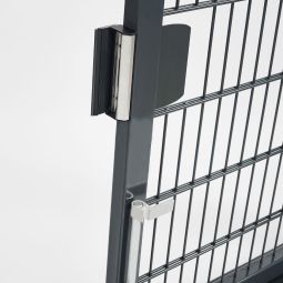 Wellker Flügeltor schwer Anthrazit 2-flügelig 5