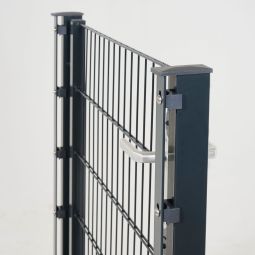 Wellker Flügeltor leicht Anthrazit 1-flügelig 4