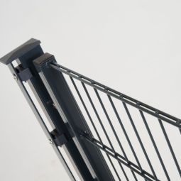 Wellker Flügeltor leicht Anthrazit 1-flügelig 5