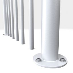 Minka Brüstungsgeländer weiß mit vertikalen 7