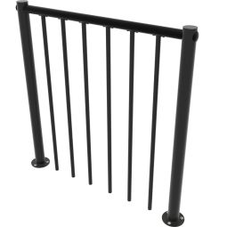 Minka Brüstungsgeländer mit vertikalen Stäben 3