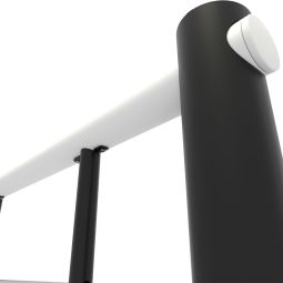 Minka Brüstungsgeländer schwarz mit Untergurten 6