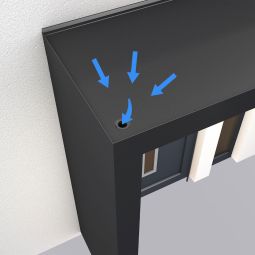 gutta Rechteckvordach BS Plus mit 7