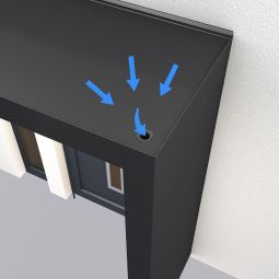 gutta Rechteckvordach BS Plus mit 11