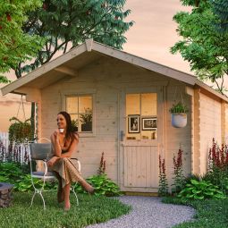 Skan Holz Gartenhaus Como Gartenhütte 3