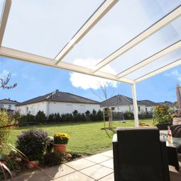 Skan Holz Terrassenüberdachung Genua Terrassendach 5