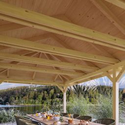 Skan Holz Pavillon Orleans Naturbelassen 3