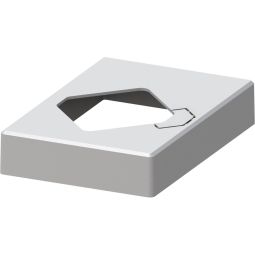 TraumGarten SYSTEM Ersatzteil Pfostenfuß-Abdeckung Eck-Klemmpfosten 3