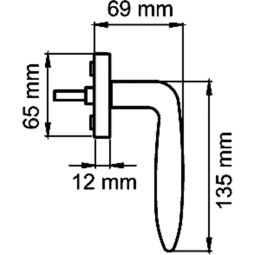 Karcher Fenstergriff Korfu EF244 Kosmos 3