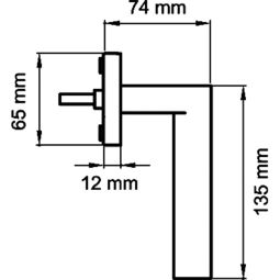 Karcher Fenstergriff Madeira EF454Q Edelstahl 3