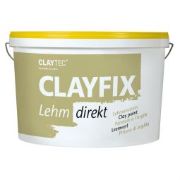 ClayTec Lehmfarbe CLAYFIX Lehm-Anstrich Alt-Weiß 3