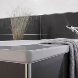 BLANKE Fliesenschiene Viertelkreis-Profil Aluminium Titan 5