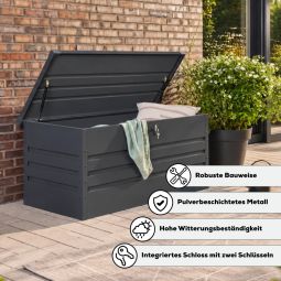 Wellker Gartenbox 400 L Metall 3