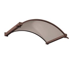 gutta Rundbogenvordach NO Braun Bronze 3