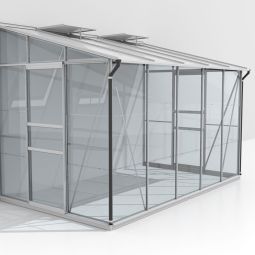 Vitavia Anlehngewächshaus Osiris Tomatenhaus Kombiverglasung 4