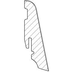 HARO Sockelleiste weiß 19x58mm Fußleisten 3