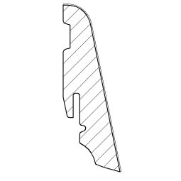 Haro Sockelleiste furniert Esche lichtweiß 3