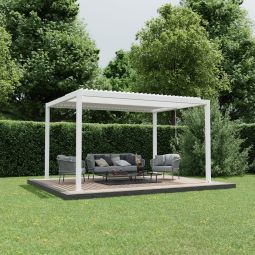 Ximax Aluminium Pergola Shade weiß 5