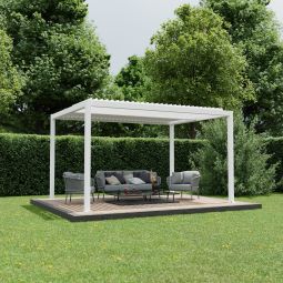 Ximax Aluminium Pergola Shade weiß 4