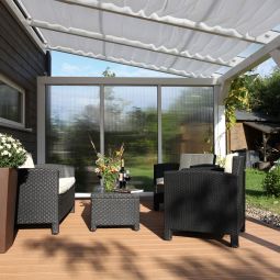 Skan Holz Seitenwand Polycarbonat Naturbelassen 4