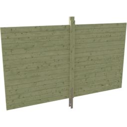 Skan Holz Rückwand Profilschalung Einzelcarport 3