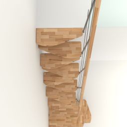 Minka Mittelholmtreppe Quatro Turn 1/4 4