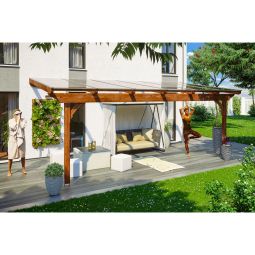 Skan Holz Terrassenüberdachung Ravenna Terrassendach 4