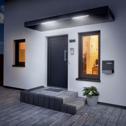 gutta Rechteckvordach BS anthrazit Dach 7