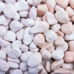 Ziersplitt Rosa Corallo getrommelt 3